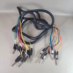 Hosa 8-Channel High Definition Recording Snake 1/4” TS Male to 1/4” TRS Male - Picture 1 of 5