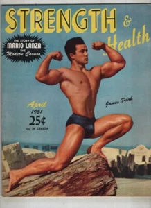 Strength & Health Mag James Park Mario Lanza April 1951 091321nonr - Picture 1 of 2