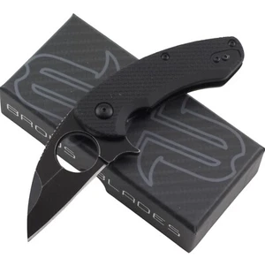 Brous Blades SSF Silent Soldier Linerlock Folding Knife Wharncliffe Blade - Picture 1 of 6