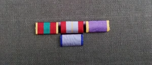 UDSSR Interimsspange 4 teilig Medaille Orden Offizier Uniform  Sowjet Armee - Picture 1 of 2