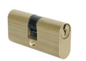 CILINDRO OVALE DA INFILARE MARCA YALE IN OTTONE MM.54 (27-27) 3 CHIAVI - Foto 1 di 2