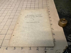 the Characters & Events Illustrated on State Bank Notes: john Muscalus 12pgs - Picture 1 of 6