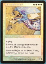 Dawn Elemental FOIL Scourge PLD White Rare MAGIC MTG CARD (ID# 228553) ABUGames