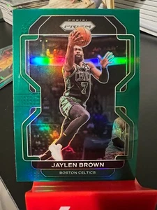 Panini Prizm 2021-22 verde Jaylen Brown - Imagen 1 de 1