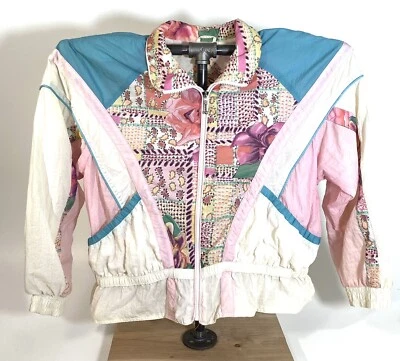 Chaqueta cortavientos Granny Core años 90 talla grande este oeste de The Panda Group Foto 1 de 4