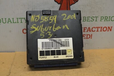 Chevrolet Astro Blazer 2001 unidad de control de carrocería BCM 09371990 módulo 26-11E7 Foto 1 de 4
