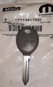 Mopar OEM Uncut Key Master 05013807AD 5013807AD New NOS (1 key only - Picture 1 of 2