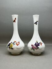 2 X Kenall Fine Bone China Staffordshire Bud Vases (P-4224 343)