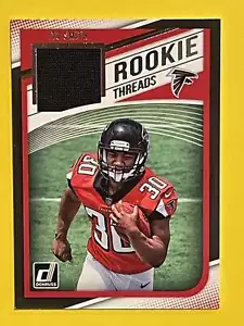 Ito Smith 2018 Donruss Rookie Threads #40 Atlanta Falcons - Imagen 1 de 2