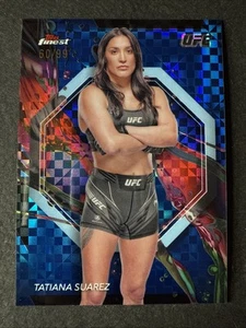Tatiana Suarez 2024 Topps Finest UFC Blue Checkerboard Refractor /99 #39 - Bild 1 von 3