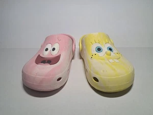 Spongebob Square Pants And Patrick Star Rubber Shoes Big Kids Size 1 - Picture 1 of 5
