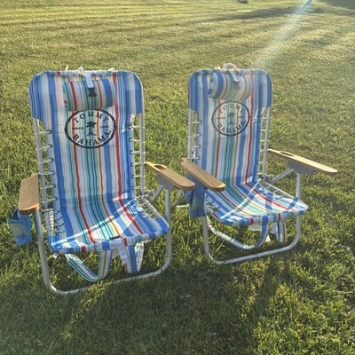 Tommy Bahama Set Of 2 Beach Chairs  Foto 1 de 4