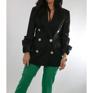 Vintage KORS Blazer schwarz - zweireihig - Glockenärmel - Größe 4 - Bild 1 von 20