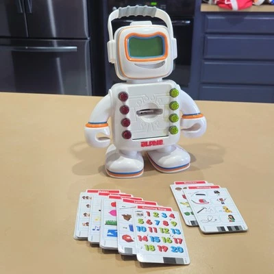 Playskool Alphie Talking Learning Robot with 28 Cards Tested 2009 Hasbro - Image 1 of 4