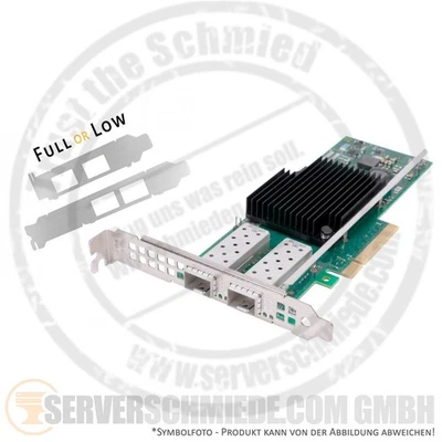 Dell Intel X710-DA2 CNA DP Dual Port 2x 10GbE SFP+ PCIe x8 3.0 Optical Converged - Bild 1 von 4