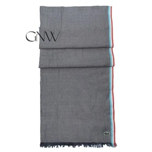 LACOSTE UNISEX GRAUER SCHAL KLEINES LOGO UK LAGERBESTAND War £60,00 - Bild 1 von 4