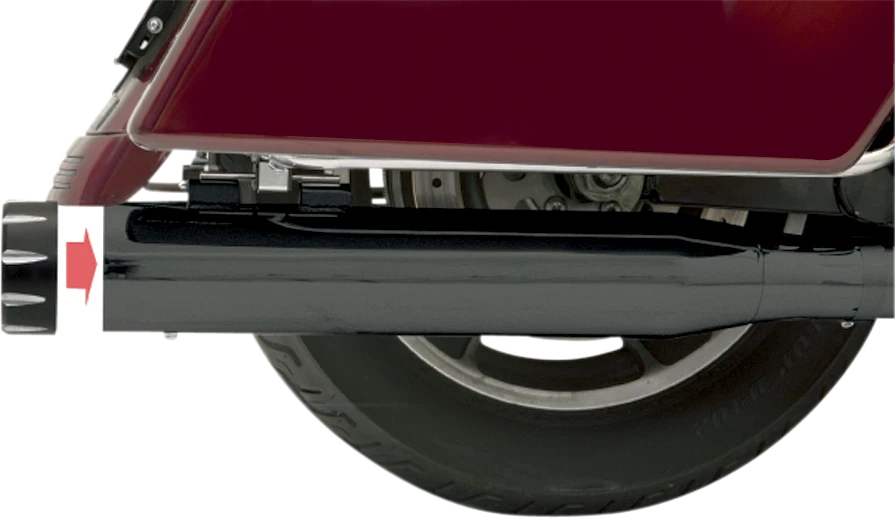 Bassani Black Quick Change Exhaust Mufflers 1995-2016 Harley Touring FLHT FLHX - Image 1 of 2