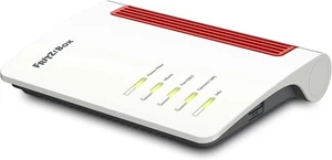 AVM FRITZ! Box 5530 Fiber (modem światłowodowy z 2x2 Wi-Fi 6 (WLAN AX), do 3 GB - Zdjęcie 1 z 2