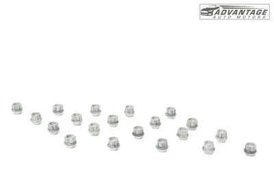 2016-20 TESLA MODEL S FRONT OR REAR WHEEL RIM LUG BOLT NUT SILVER SET OF 20 OEM - Image 1 of 4