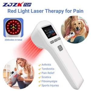Red Light Therapy Device 880mW 650nm+808nm LLLT for Swelling & Burns Pain Relief - Picture 1 of 18