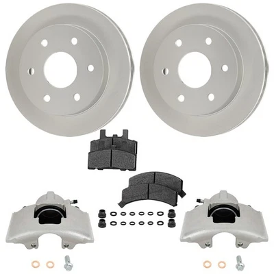 Front Brake Disc Rotors and Pads Kit for Chevy Suburban GMC K1500 Chevrolet Foto 1 de 4