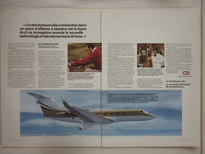 11/1981 PUB GRUMMAN AVIATION GULFSTREAM III BIZJET CHARLES COPPI FRENCH AD - Picture 1 of 1