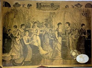 Vintage 1883 Harper's Bazaar Magazine New York 11/10 VOL .45 Harper&Brothers 10c - Picture 1 of 6