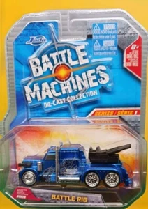 2009 Jada Battle Machines Battle Rig Semi Truck Diesel Flame Series 1 #008 - Picture 1 of 6