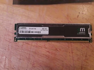 MUSHKIN ENHANCED SILVERLINE 991461 (2 x 1GB) 2GB PC3200 3-3-3-8 2.5V Memory - Picture 1 of 2