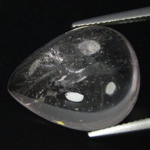 15.67Cts Ravishing Natural Soft Pink Color Morganite Pear Shape Cabochon Gem - Picture 1 of 4