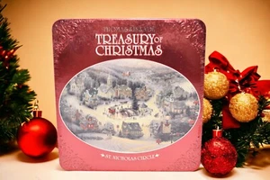 Sealed Thomas Kinkade Treasury of Christmas 3 CD Tin Set 2006 CD'S w/Cards - Imagen 1 de 10