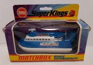 MATCHBOX SUPER KINGS HOVERCRAFT SRN6 BLUE K22 w/ box vintage - Picture 1 of 11