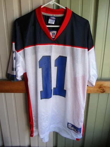 Drew Bledsoe Buffalo Bills Football Jersey Reebok On Field Size Large Cover