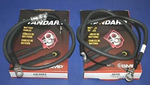 Rt & Left Battery Ground Cable Ford 1992-1997 F250 F350 Super Duty 7.3 Diesel - Picture 1 of 12