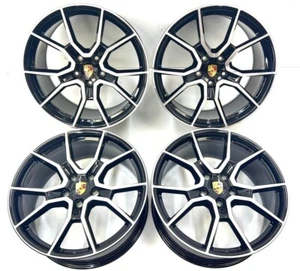 Porsche 9J1 Taycan 21" RS Spyder Design Alloy Wheels - Refurbished - Picture 1 of 13