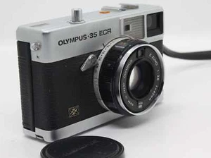 1970s Olympus 35 ECR 35mm Auto-Exposure Rangefinder Camera - Picture 1 of 9