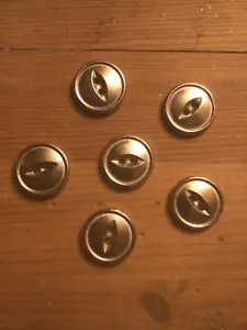 Pewter buttons 18mm flat two hole (12 pack) for clothing & costumes. - Picture 1 of 4