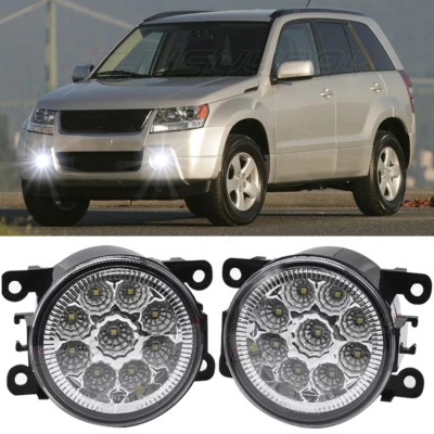 Par de faros antiniebla LED para parachoques para Suzuki Grand Vitara 2006-2012 SX4 2008-2015 Foto 1 de 4