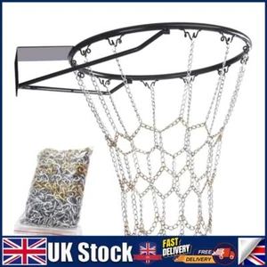 Basketball Nets Rustproof Galvanized Iron Chain Net Metal Chain Basketball Net - Picture 1 of 18