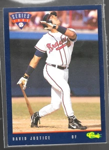 1993 Series Classic David Justice T45 Trivia Game Atlanta Braves - Picture 1 of 8