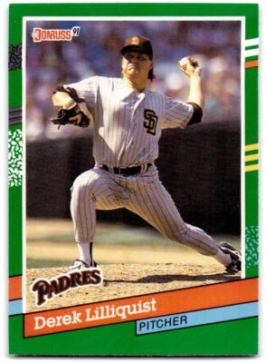 Derek Lilliquist 1991 Donruss #570c San Diego Padres - Image 1 of 2