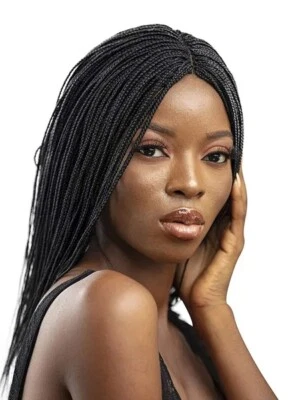 Pelucas trenzadas caja sintética rizada pelucas de ganchillo trenzadas para mujeres negras Stock en EE. UU. Foto 1 de 4
