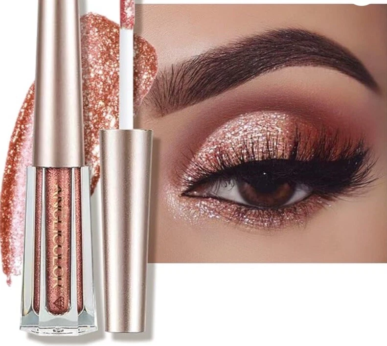 EYESHADOW Anglicolor flüssiger Glitzer Lidschatten #03 Granat VERPACKT