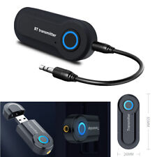 Bluetooth Transmitter Empfänger 3.5mm Audio Sender Adapter USB TV PC Kopfhörer