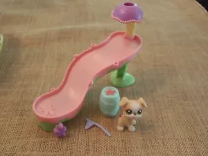 Juego de tobogán con bulldog Littlest Pet Shop para perro - Imagen 1 de 7