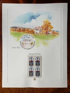 Scott 1911 Sparen und Darlehen Gedenkdruck und Stempel Sammlerplatte - postfrisch - Bild 1 von 2