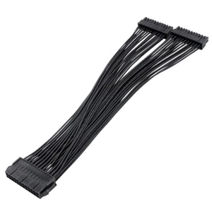 ATX 24pin to 2 20+4pin Power Supply Extension Cable PSU Port Splitter Wire 32cm - Picture 1 of 6