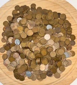 (1000)+ Lincoln Wheat Cent Pennies 1c UNSEARCHED 1909-1958 Lot 4🔥🔥 - Bild 1 von 4