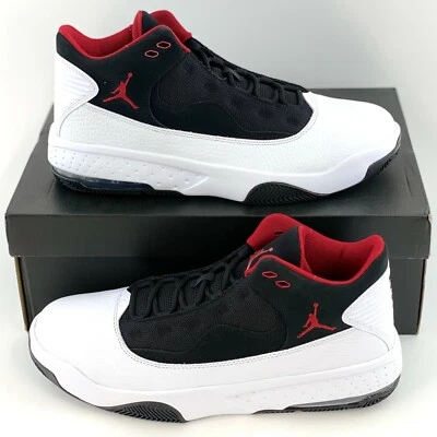 Nike Jordan Max Aura 2 White Black Red Men's Size 11 Shoes Bred CK6636-100 - Image 1 of 4