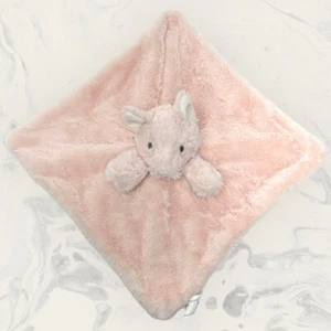 Kellytoy K.Luxe Baby Pig Piggy Security Blanket Soft Plush Rattle Lovie Lovey - Picture 1 of 7